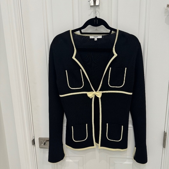 Black 2 piece VERTIGO Dress from PARIS. Very good condition. Size M - Picture 8 of 13